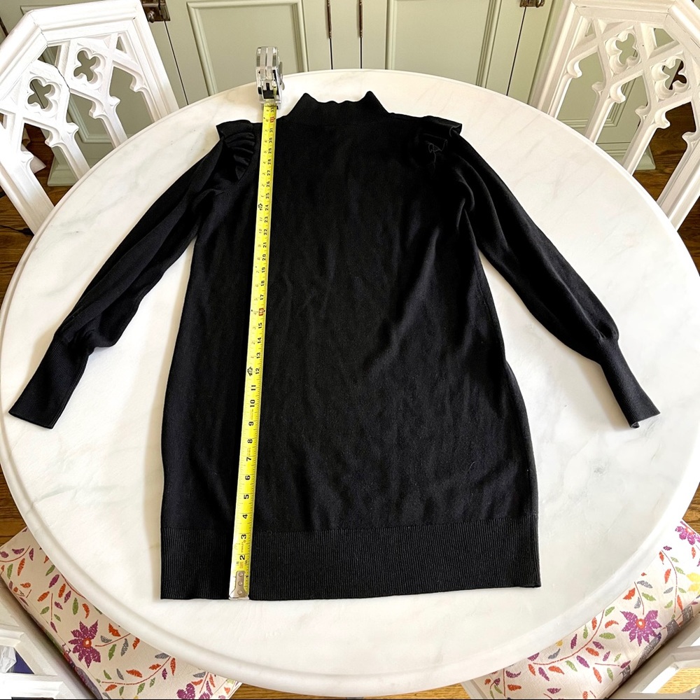 Joie Catriona Wool Silk Mini Dress Black Sz S - Picture 7 of 10